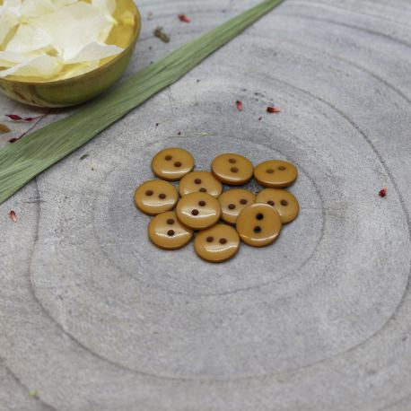 Atelier Brunette - Classic Shine Buttons - Ochre 12mm