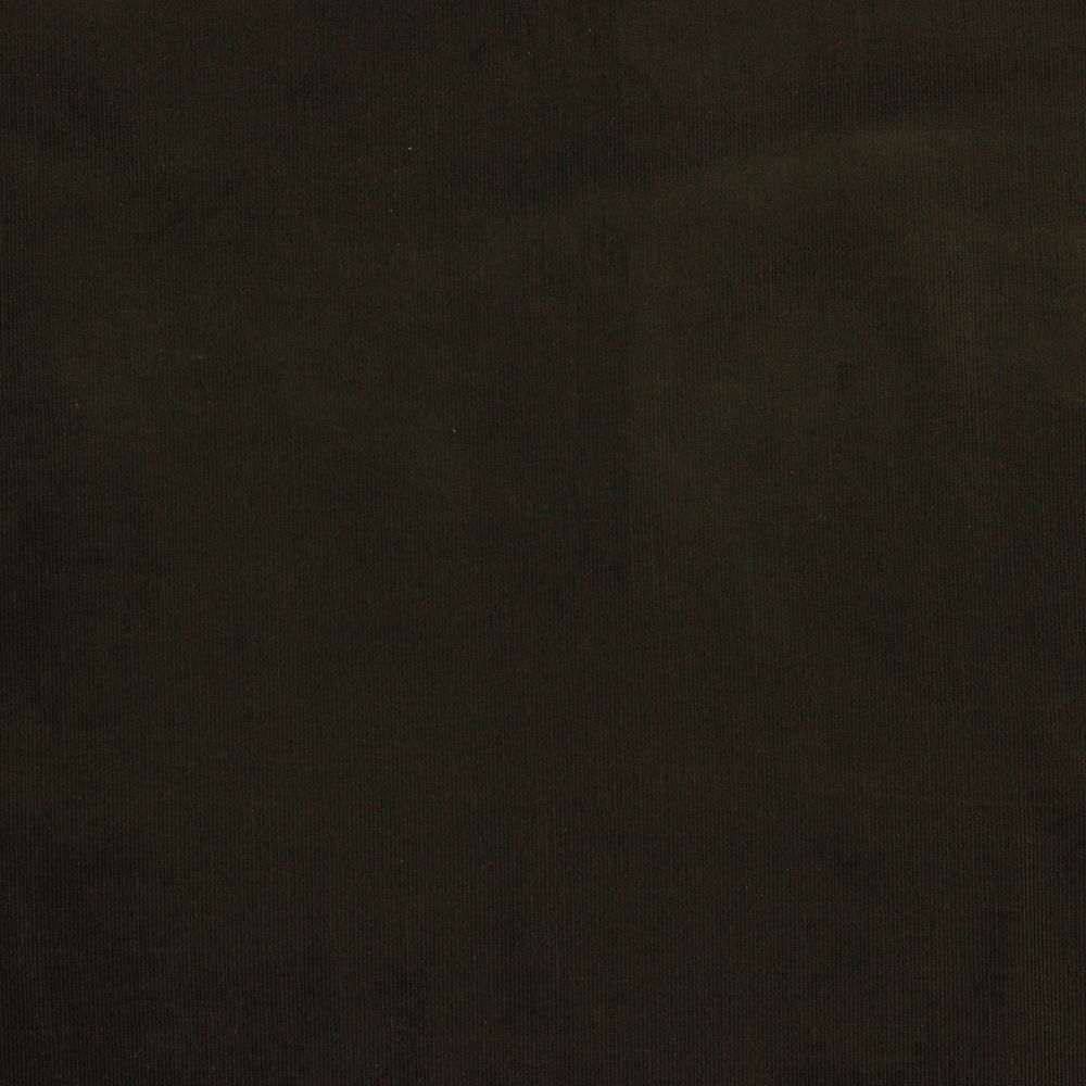 REMNANT 0.75 Metre - 21 Wale Cotton Needlecord in Dark Brown