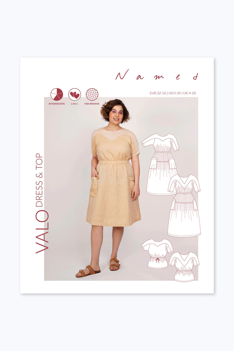 Named Clothing - VALO Dress and Top Sewing Pattern