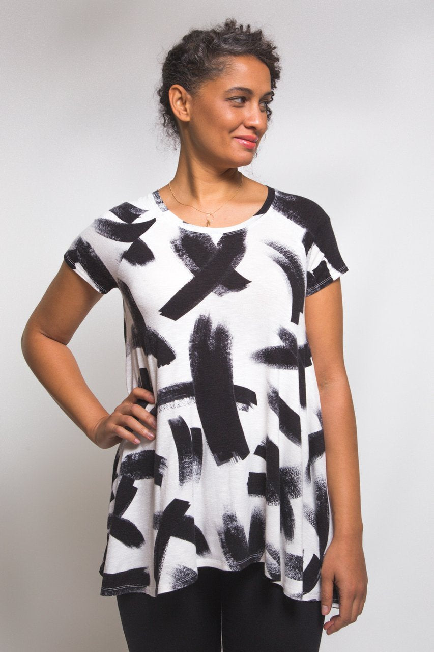 Closet Core - Ebony Knit Dress and T- Shirt Sewing Pattern