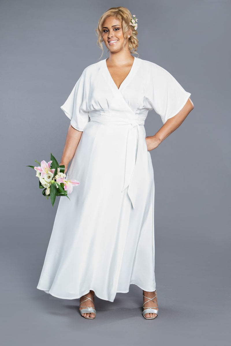 Elodie jersey wrap dress outlet