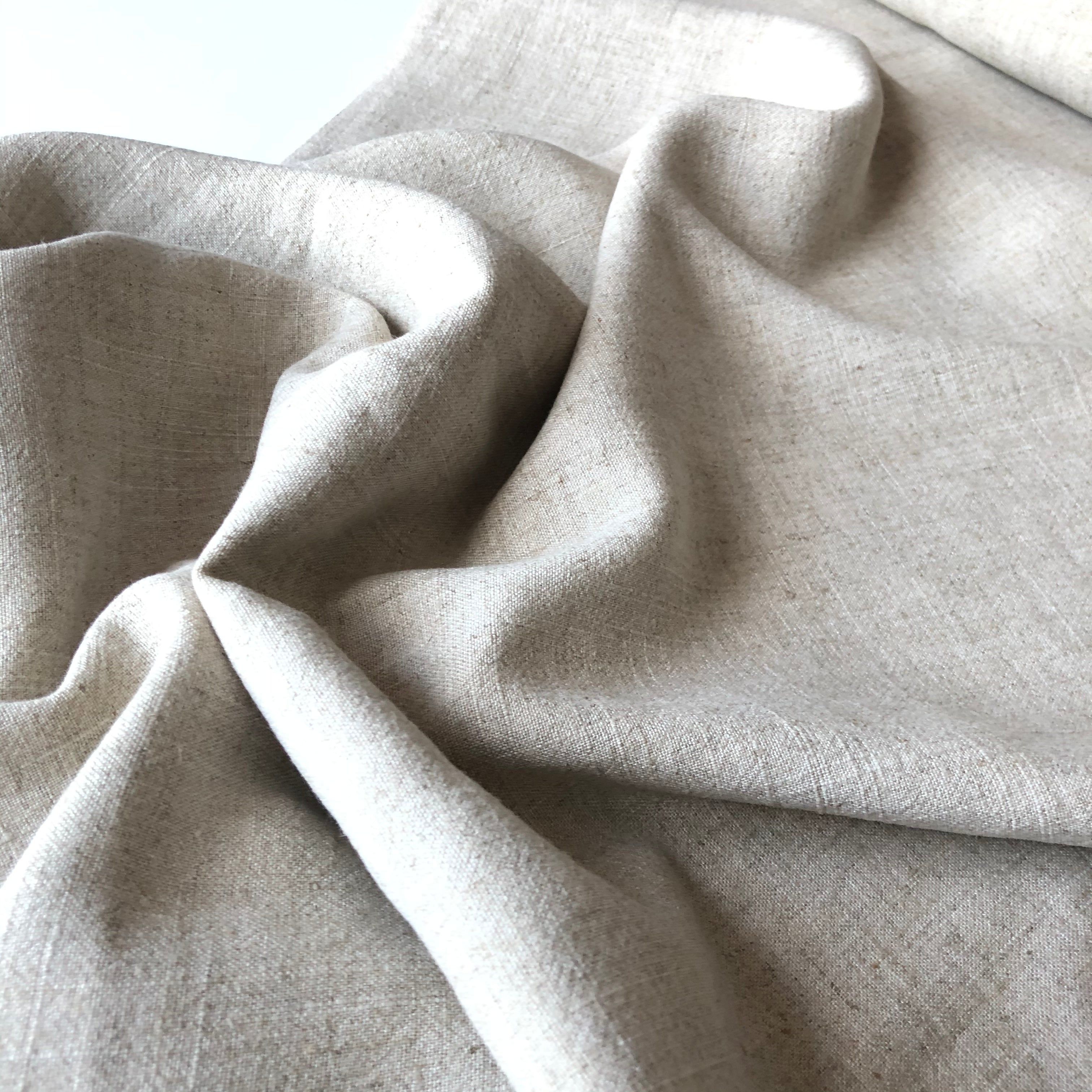 Flow Natural Viscose Linen Blend Dress Fabric