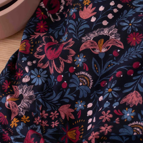 Lise Tailor - Midnight Blooms ECOVERO™ Viscose Fabric
