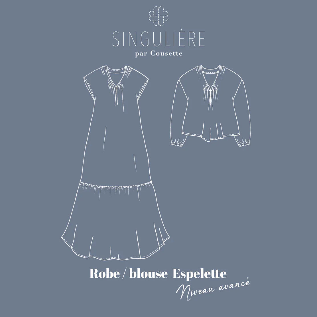 Cousette - Robe Espelette Dress and Blouse Sewing Pattern