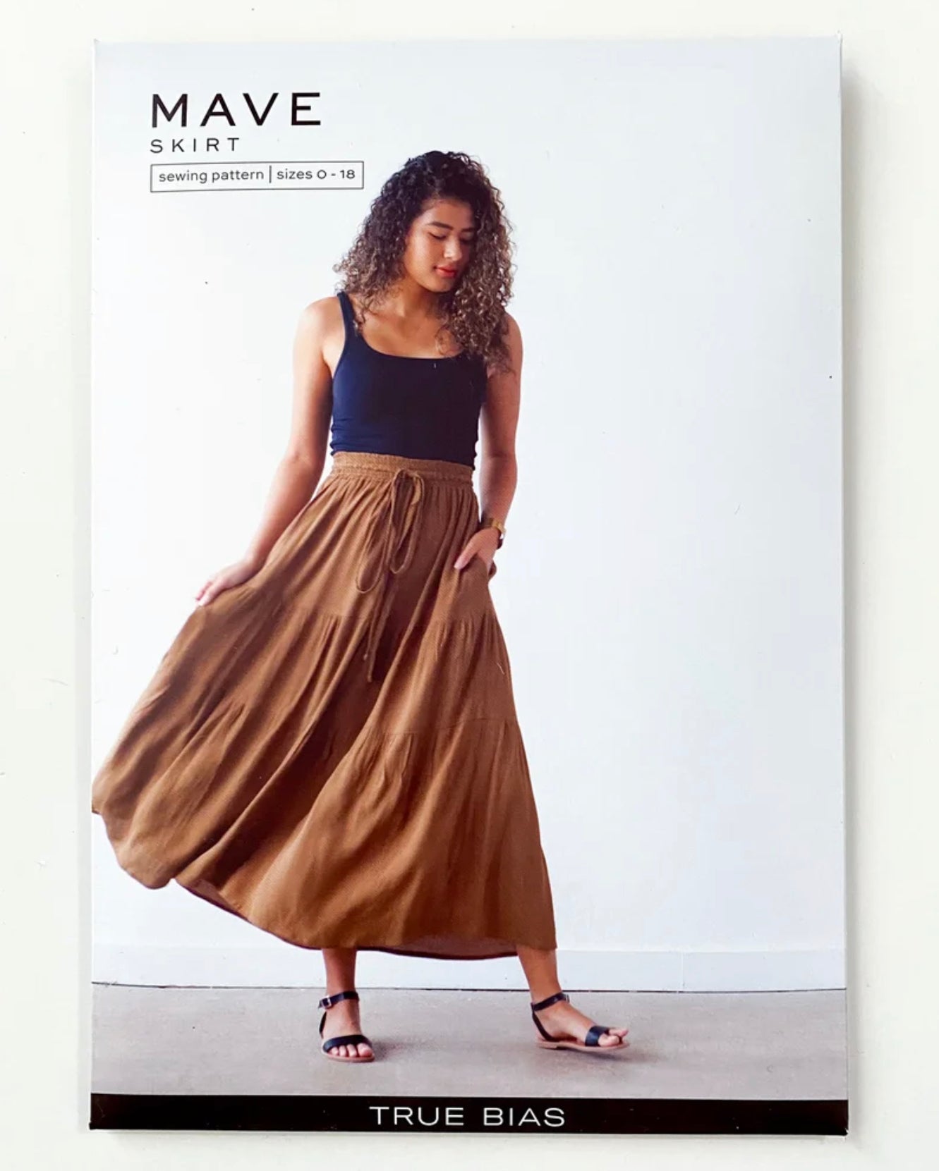 True / Bias  -  MAVE Skirt Sewing Pattern 0-18