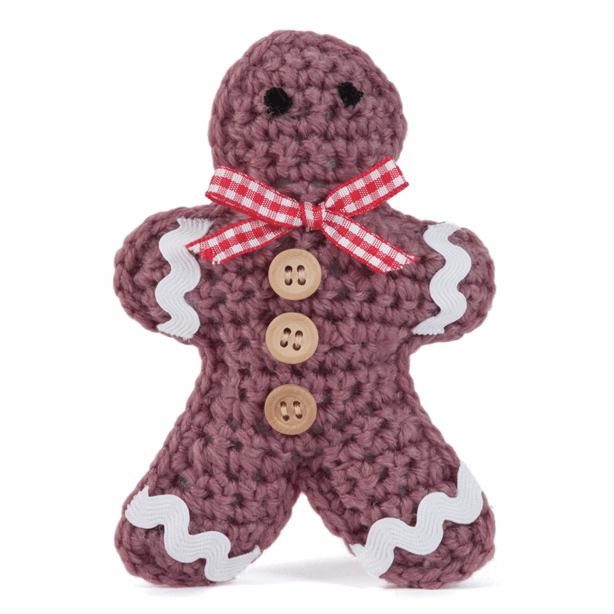 Make your own - Crochet Gingerbread Man Decoration