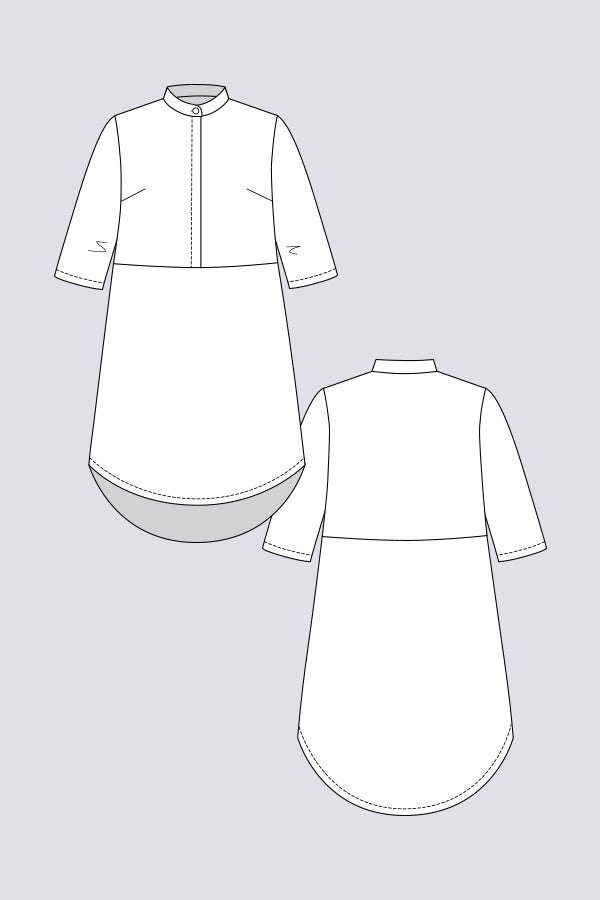 Named Clothing - HELMI Trench Tunic Dress 2in1 Sewing Pattern