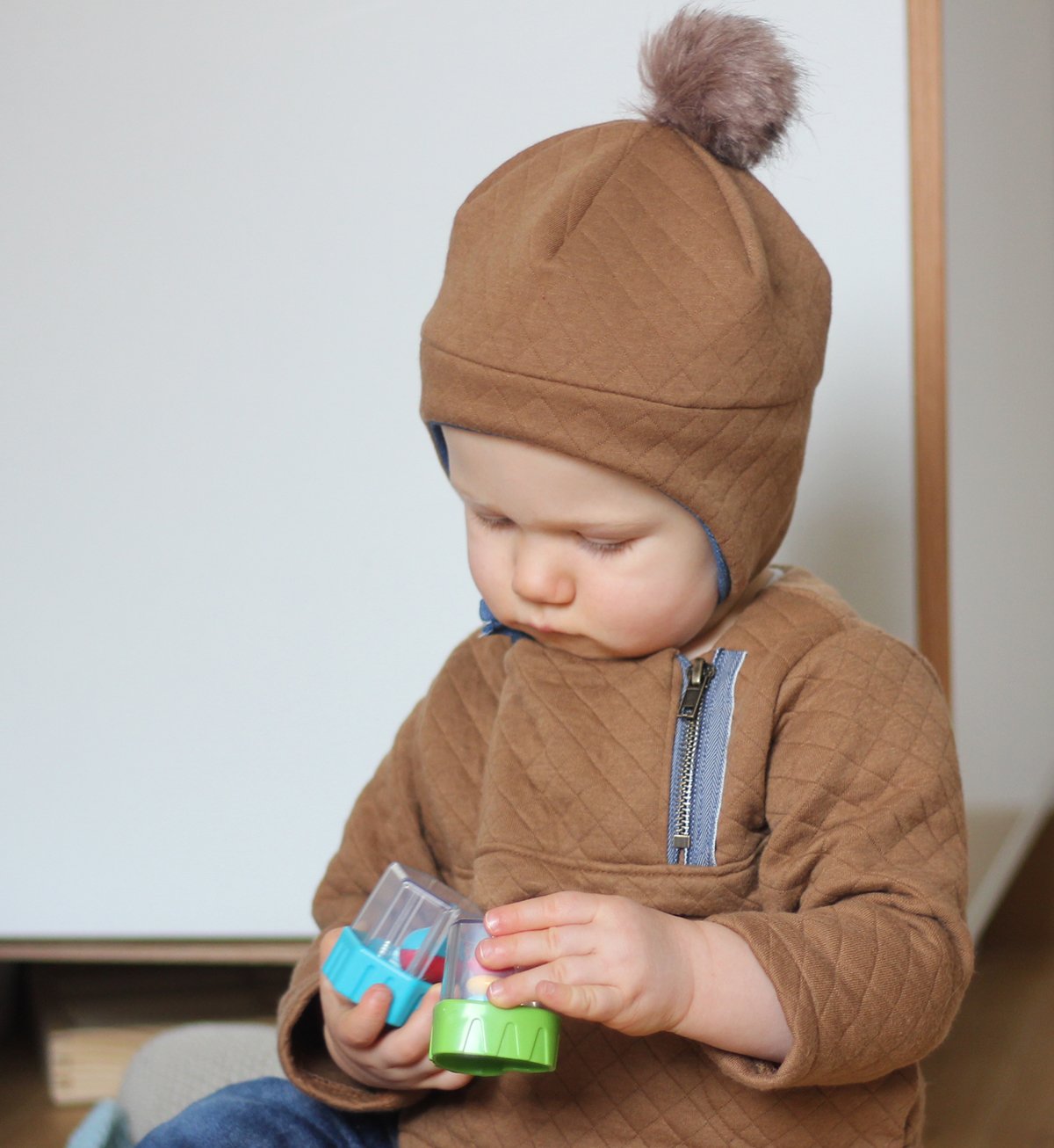 Ikatee - HUGO Sweatshirt and Hat Set- Baby 6M-4Y- Paper Sewing Pattern