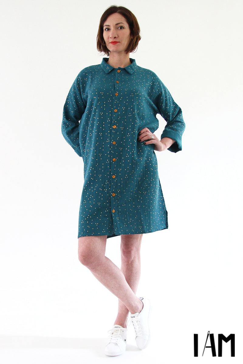 I AM - Lucienne Shirt / Tunic / Dress Sewing Pattern