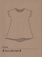 Two Stitches - Iris Tee Sewing Pattern 6 months - 9 years