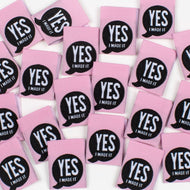 Kylie and the Machine - "YES I MADE IT" Pack of 8 Woven Labels