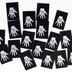 Kylie and the Machine - "MADE" Pack of 8 Woven Labels