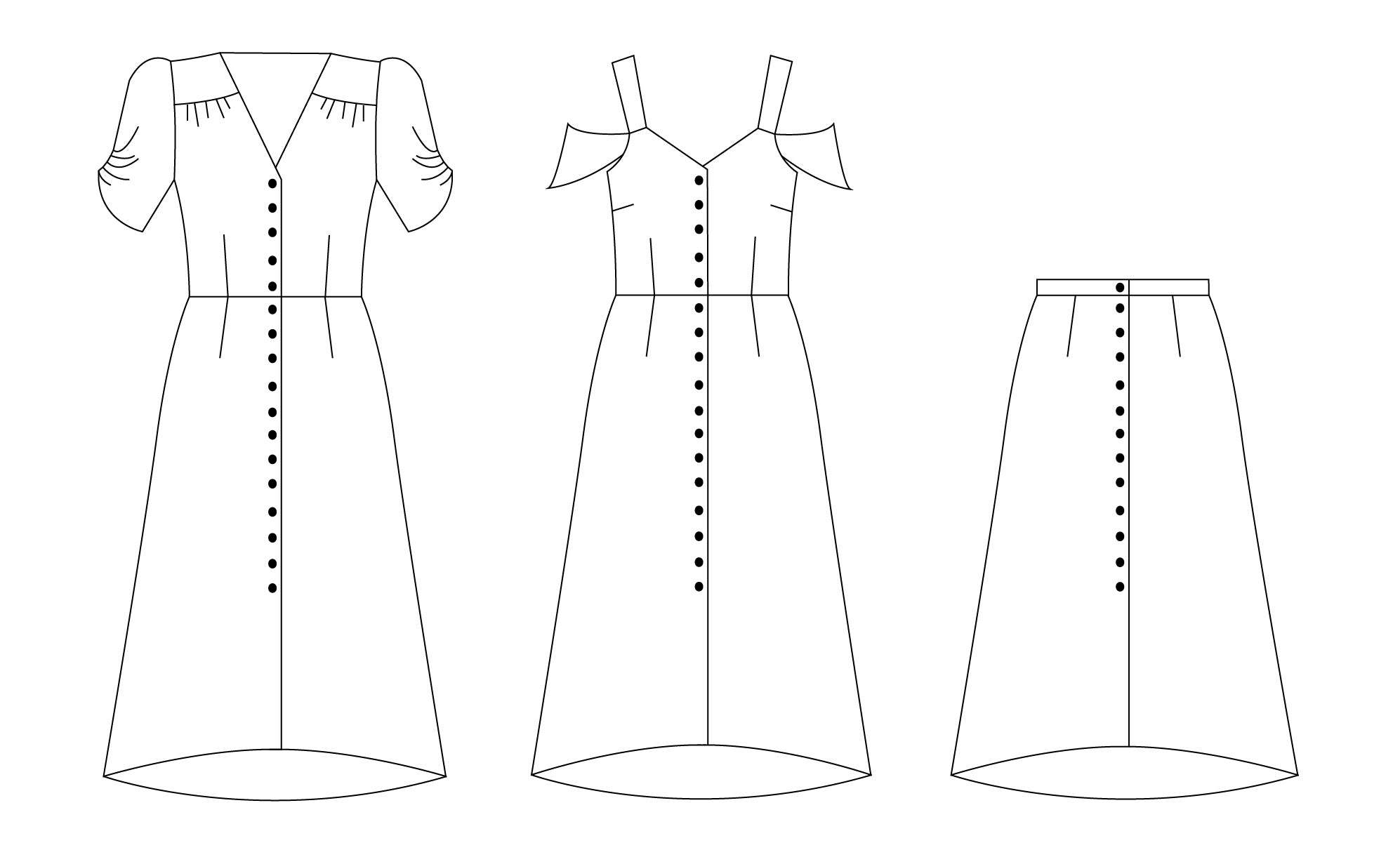 NINA LEE Kew Dress Sewing Pattern