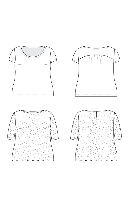 Cashmerette Montrose Top Sewing Pattern