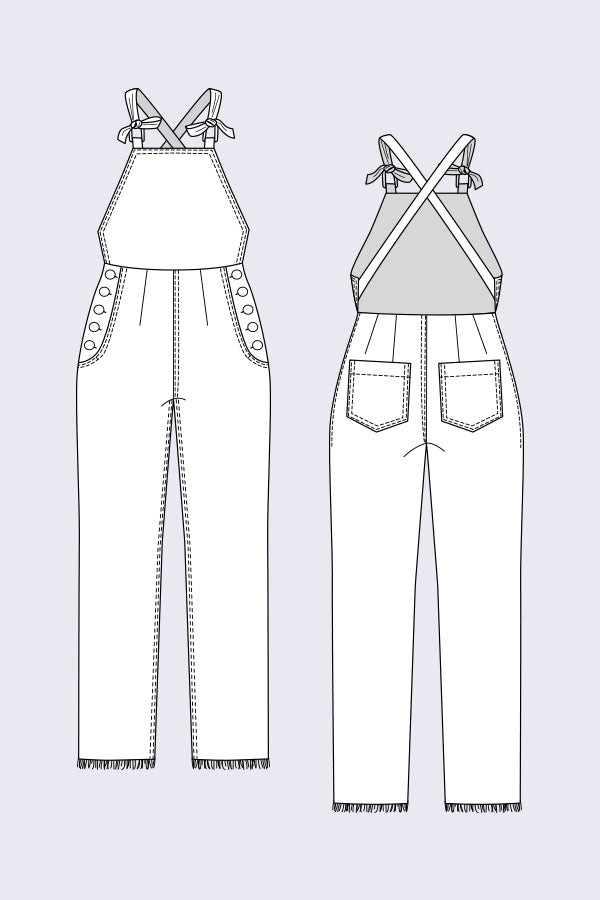 Named Clothing - RONJA Dungarees Sewing Pattern