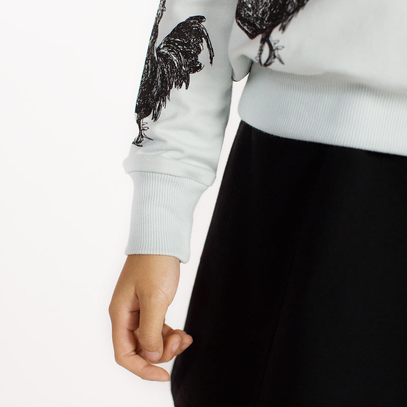 REMNANT 1.38 Metres - See You At Six - Black Solid French Terry