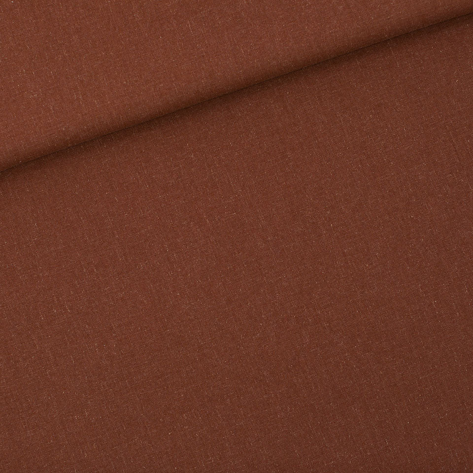 REMNANT 0.85 Metre - See You At Six - Topaz Brown Linen Viscose Fabric