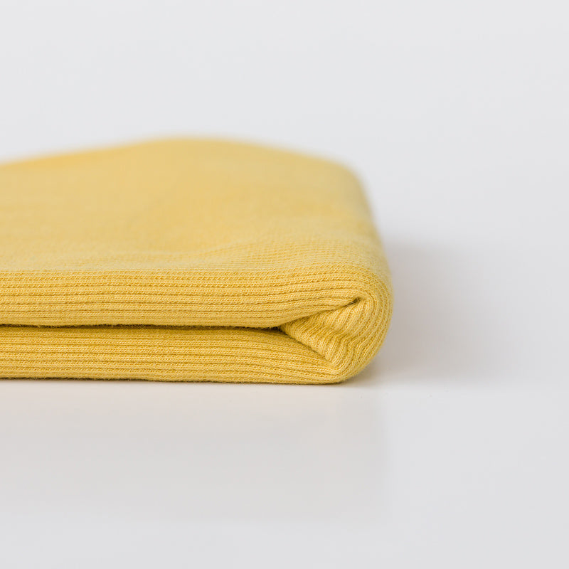 See You At Six - Ribbing for use with Painted Sulphur Yellow French Terry