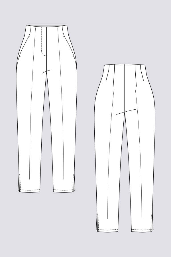 Named Clothing - TYYNI Cigarette Trousers Sewing Pattern