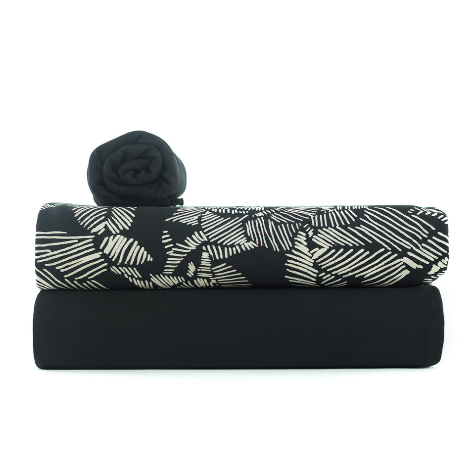 REMNANT 1.38 Metres - See You At Six - Black Solid French Terry