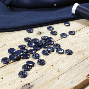 Églantine & Zoé - Essential Button in Navy Blue 10mm