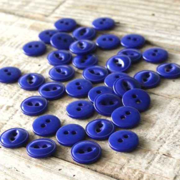 Églantine & Zoé - Essential Button in Royal Blue 10mm