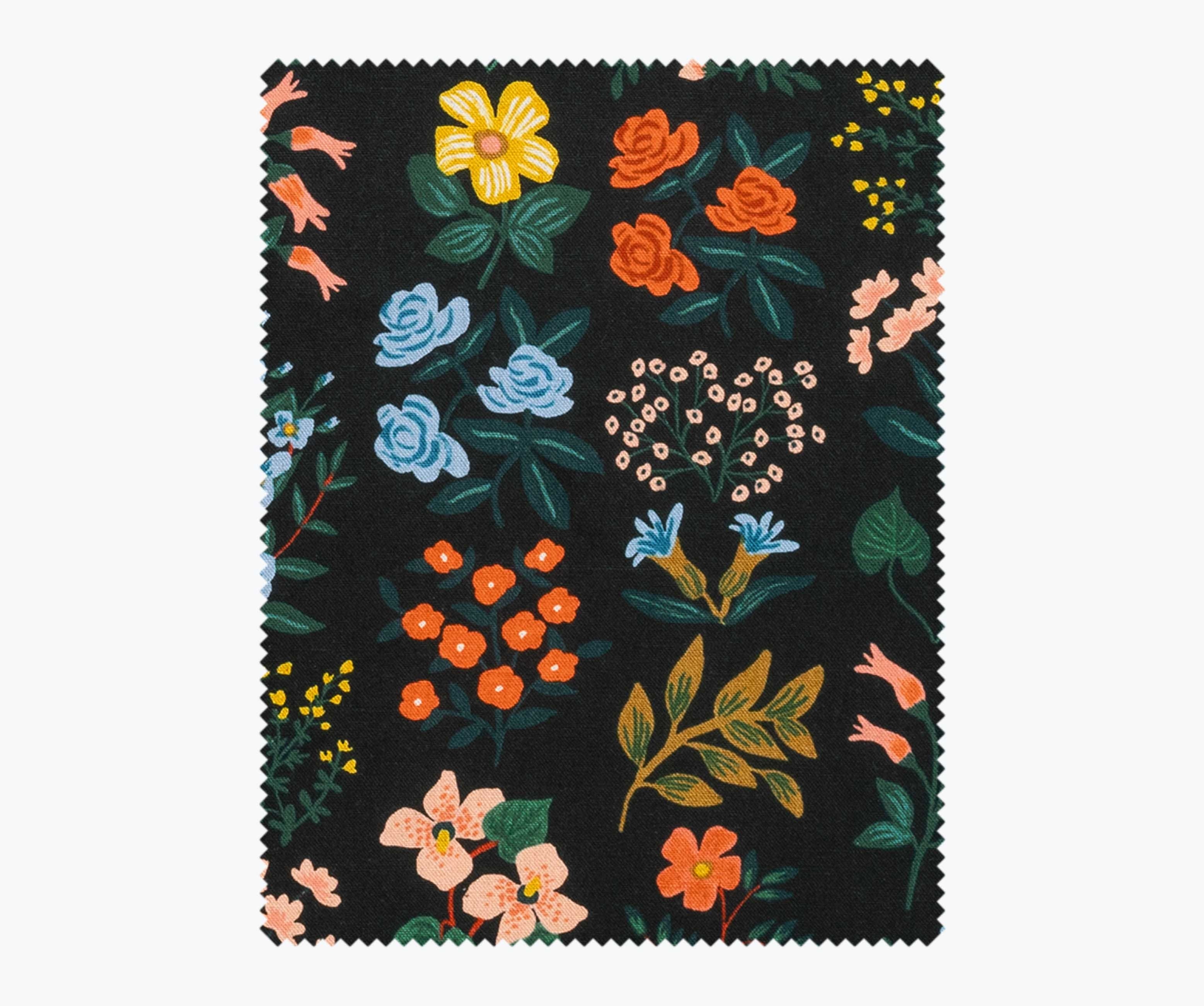 Rifle Paper Co - Wildflower Field Cotton Linen Canvas from Meadow