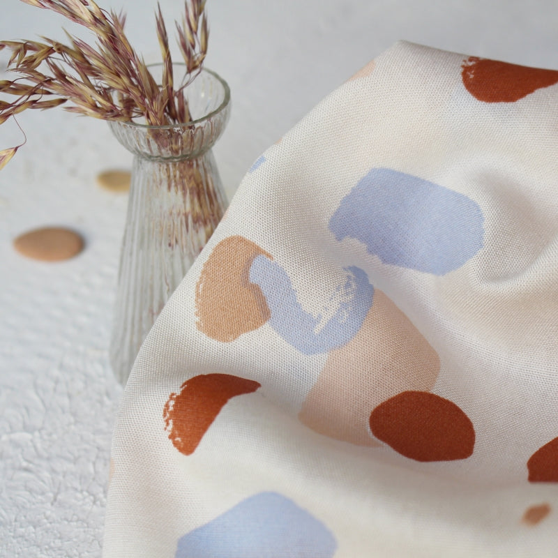 Atelier Brunette - Granito Off White Fabric viscose