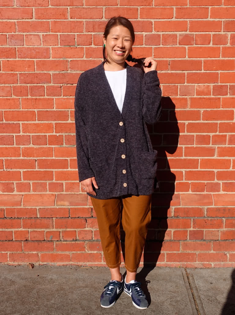 Style ARC - Sabel Boyfriend Knit Cardi (Sizes 18-30)  Sewing Pattern