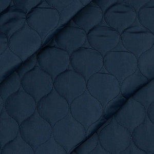 Cosy Quilted Coating Fabric in Navy