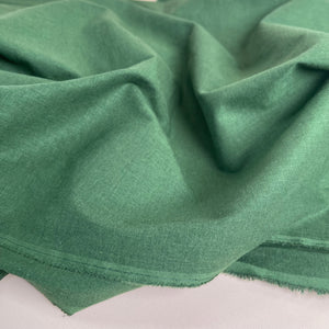 Sorona Linen in Mountain Green - New Eco Linen Blend Fabric