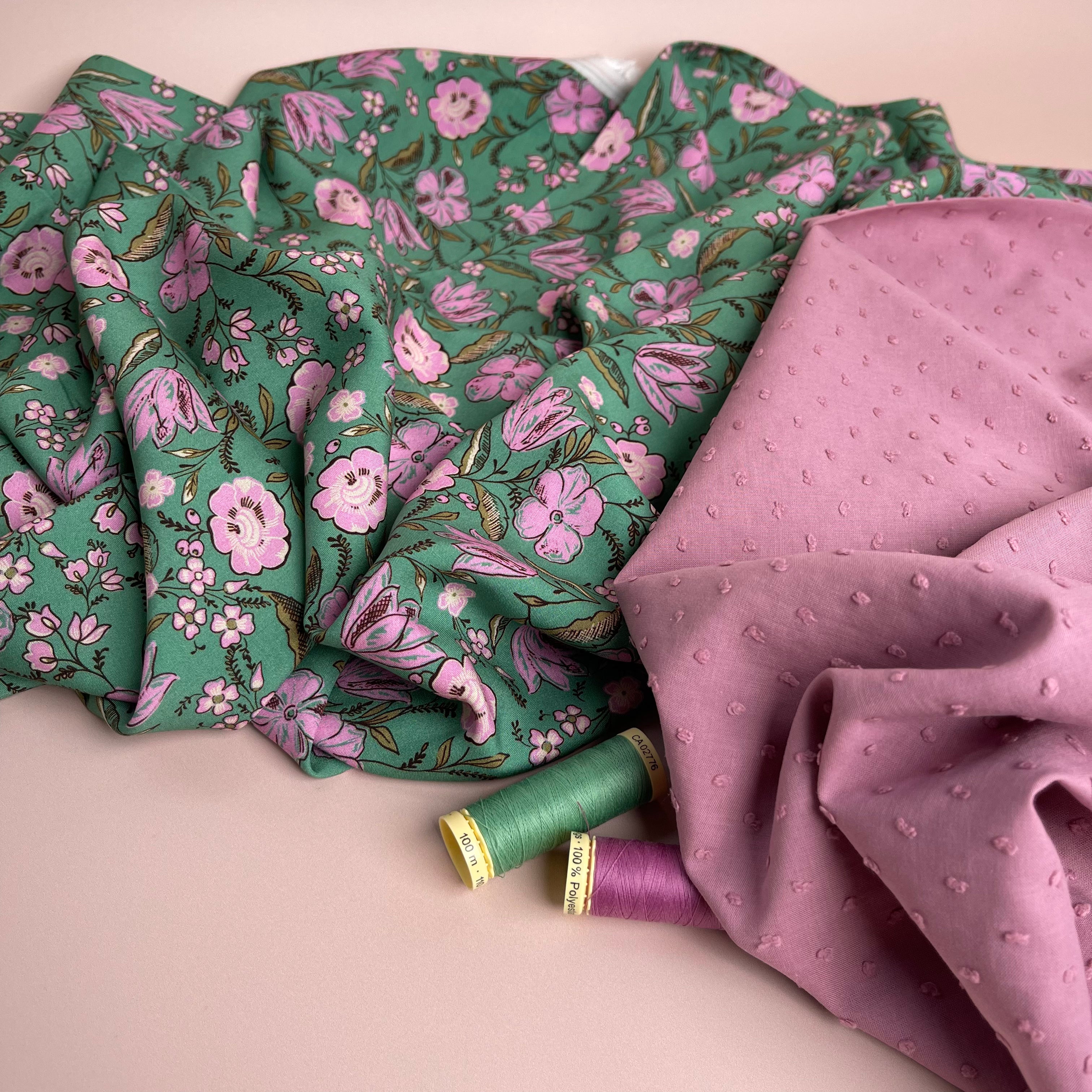 Atelier Jupe - Plumetis in Lilac Dobby Cotton Fabric