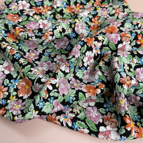 Zinna Light Green Viscose / Rayon Fabric