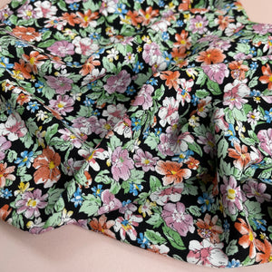 Zinna Light Green Viscose / Rayon Fabric