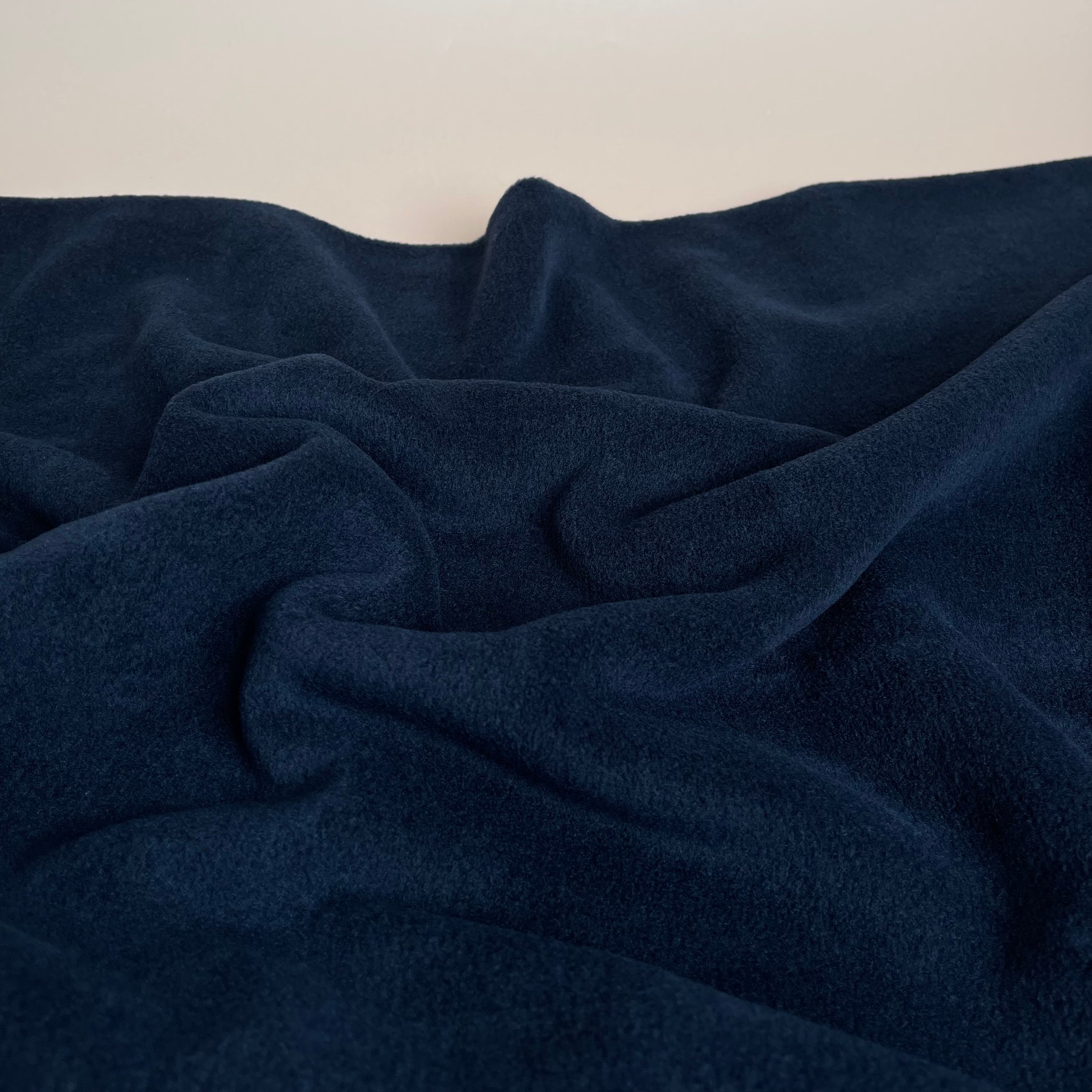 REMNANT 0.47 Metre - Cuddle - Ultra Soft Viscose Fleece in Navy