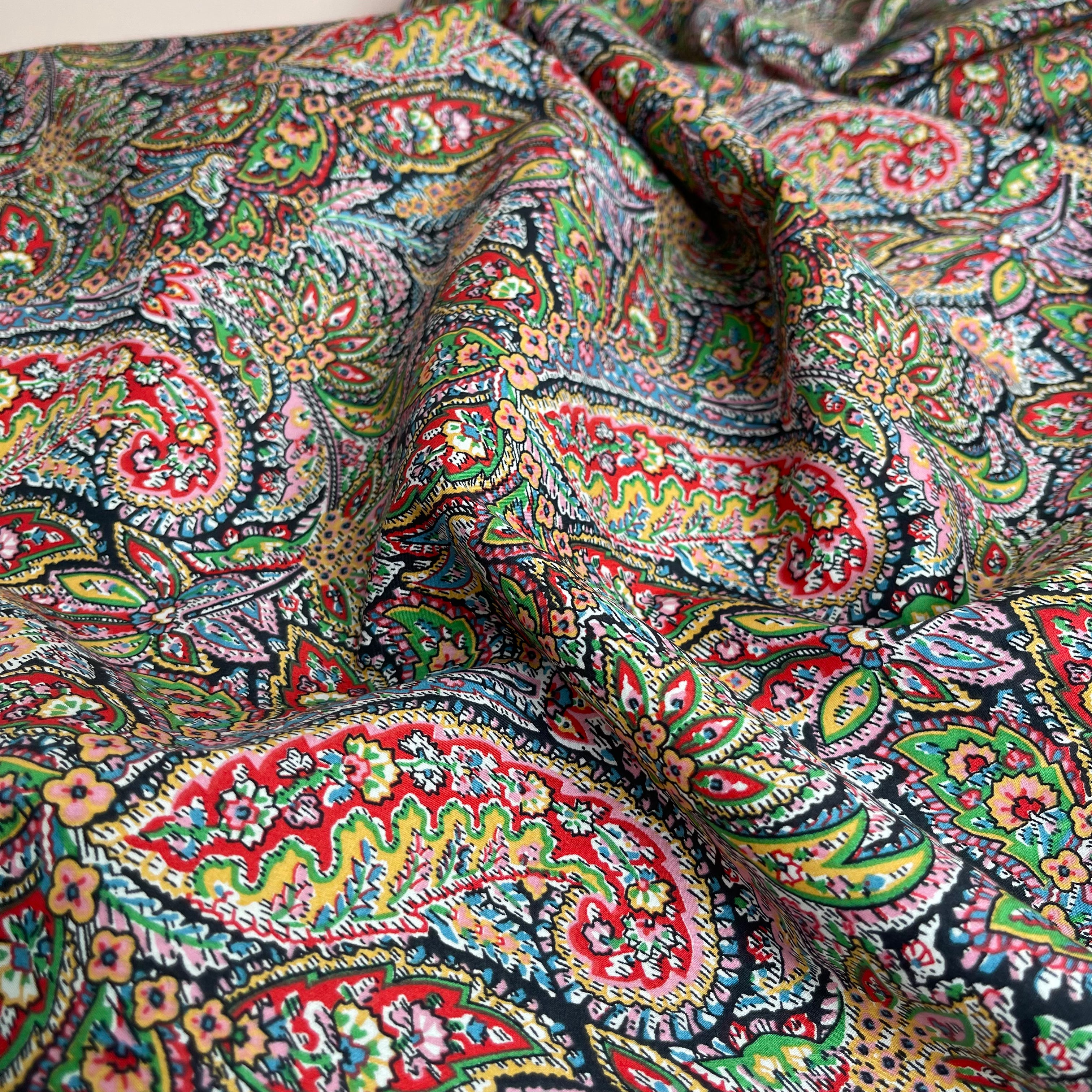 Paisley Dream Cotton Lawn Fabric
