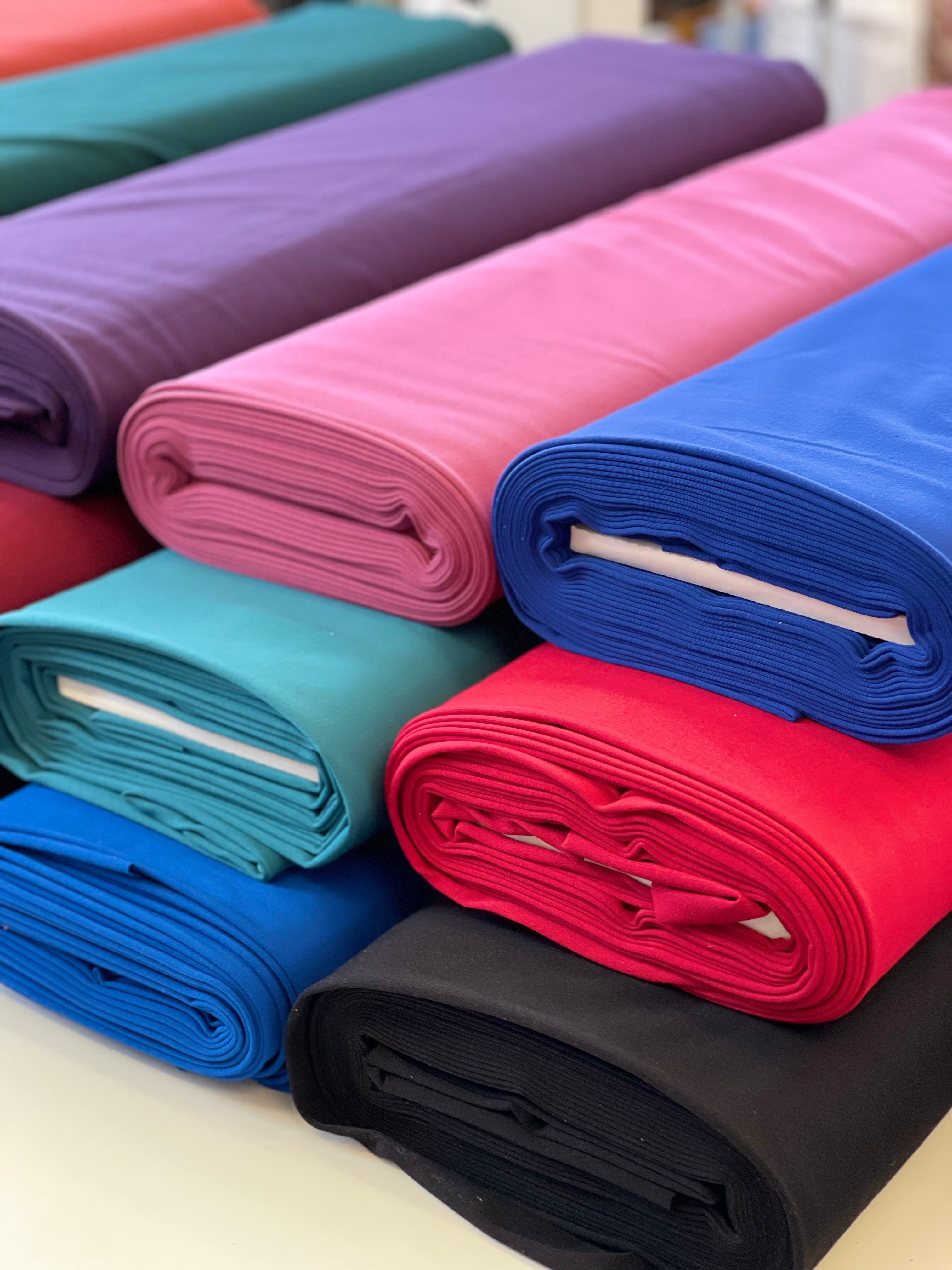 Magenta Haze Viscose Ponte Roma Double Knit Fabric