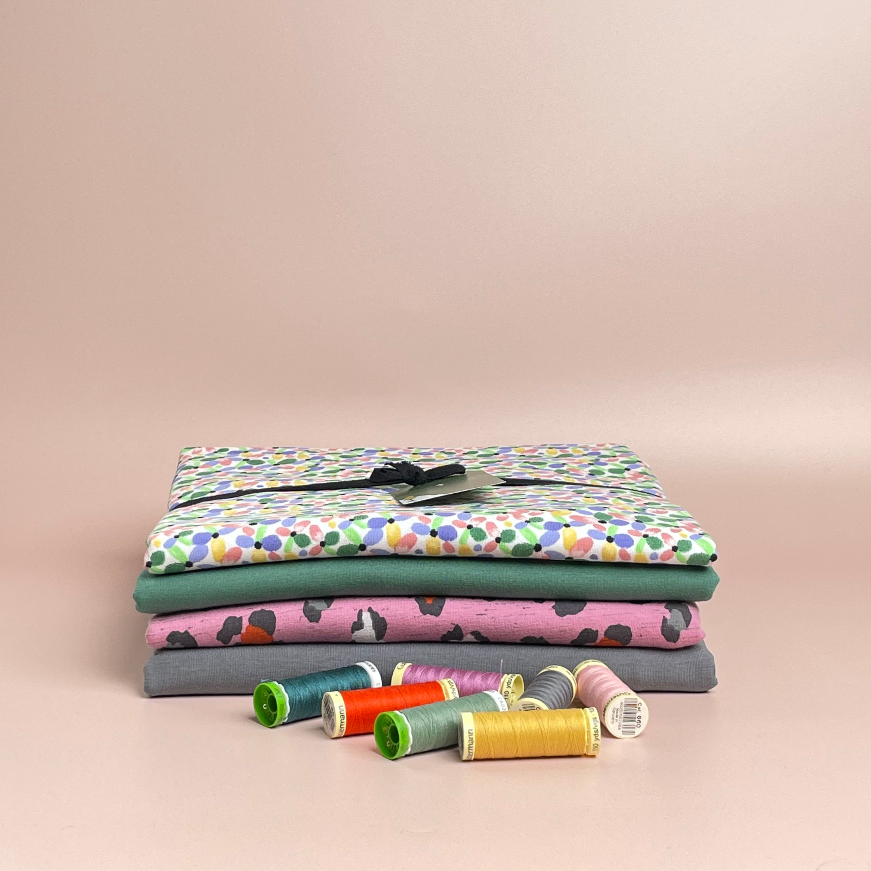 Colour Bundles - Summer Petals Organic Cotton Jersey Fabrics