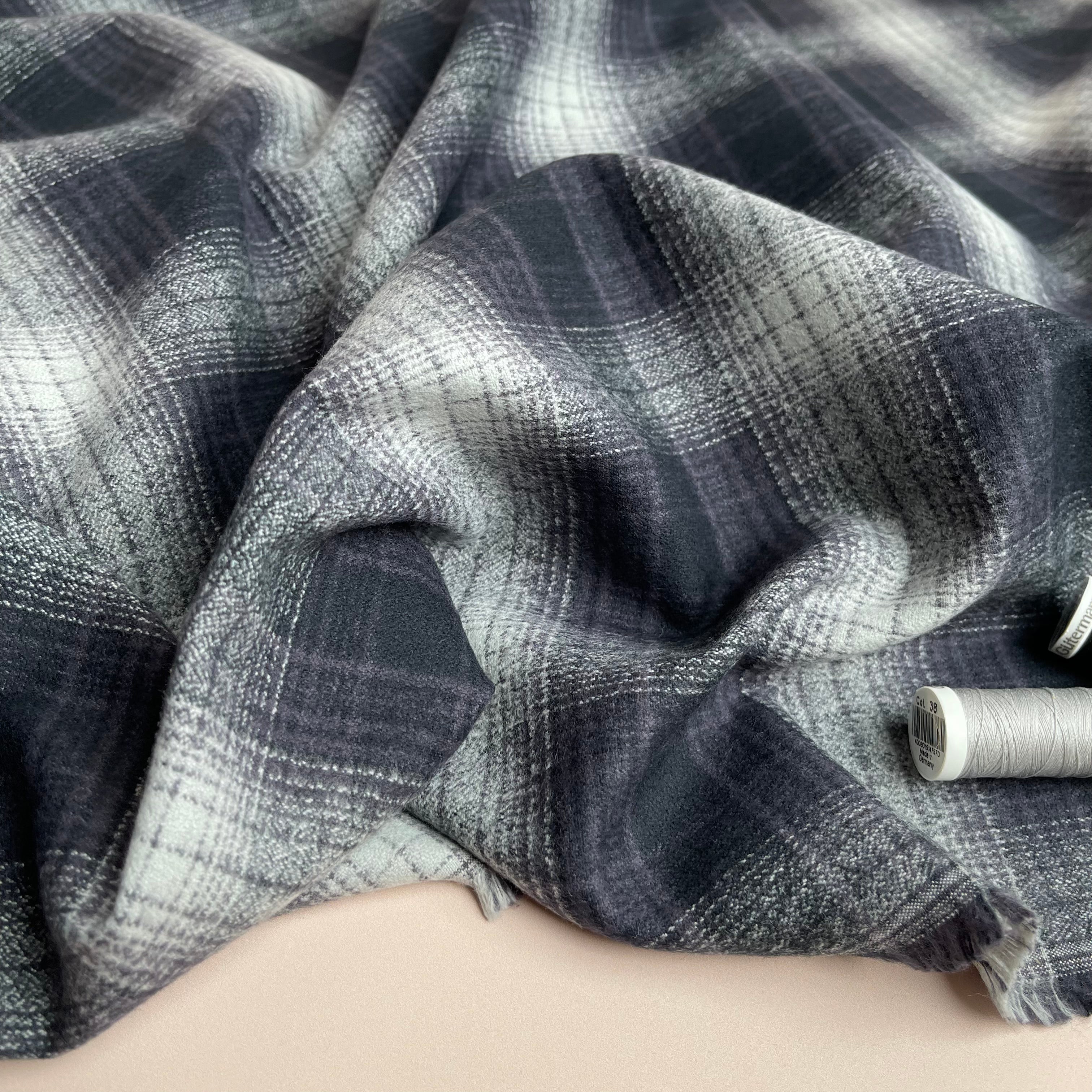 Charcoal Mammoth Cotton Flannel