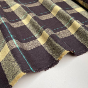 REMNANT 2.52 metres - Brown Mammoth Cotton Flannel