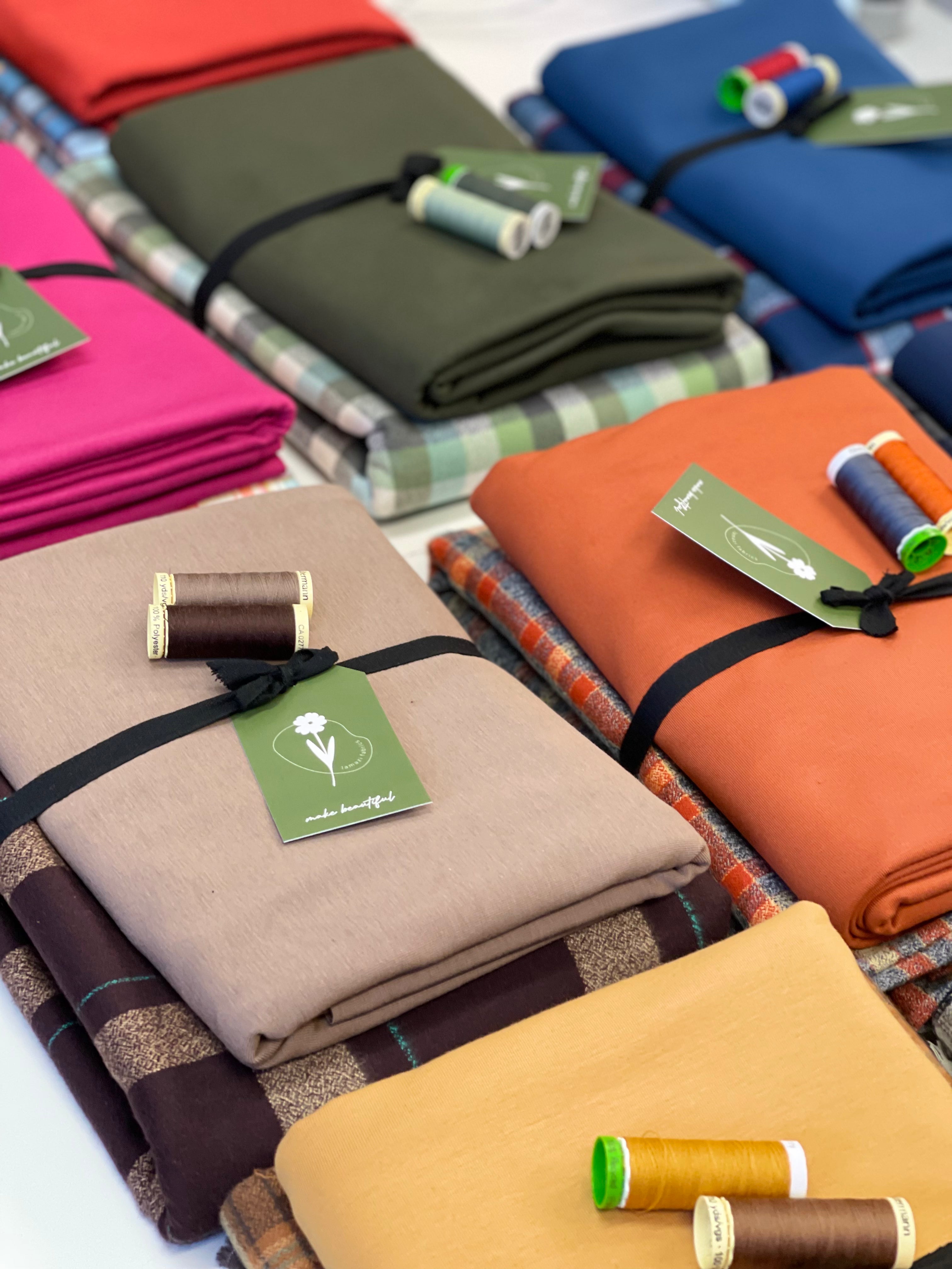 Limited Edition - Luxury Eco Pyjama Kit with Brown Cotton Flannel