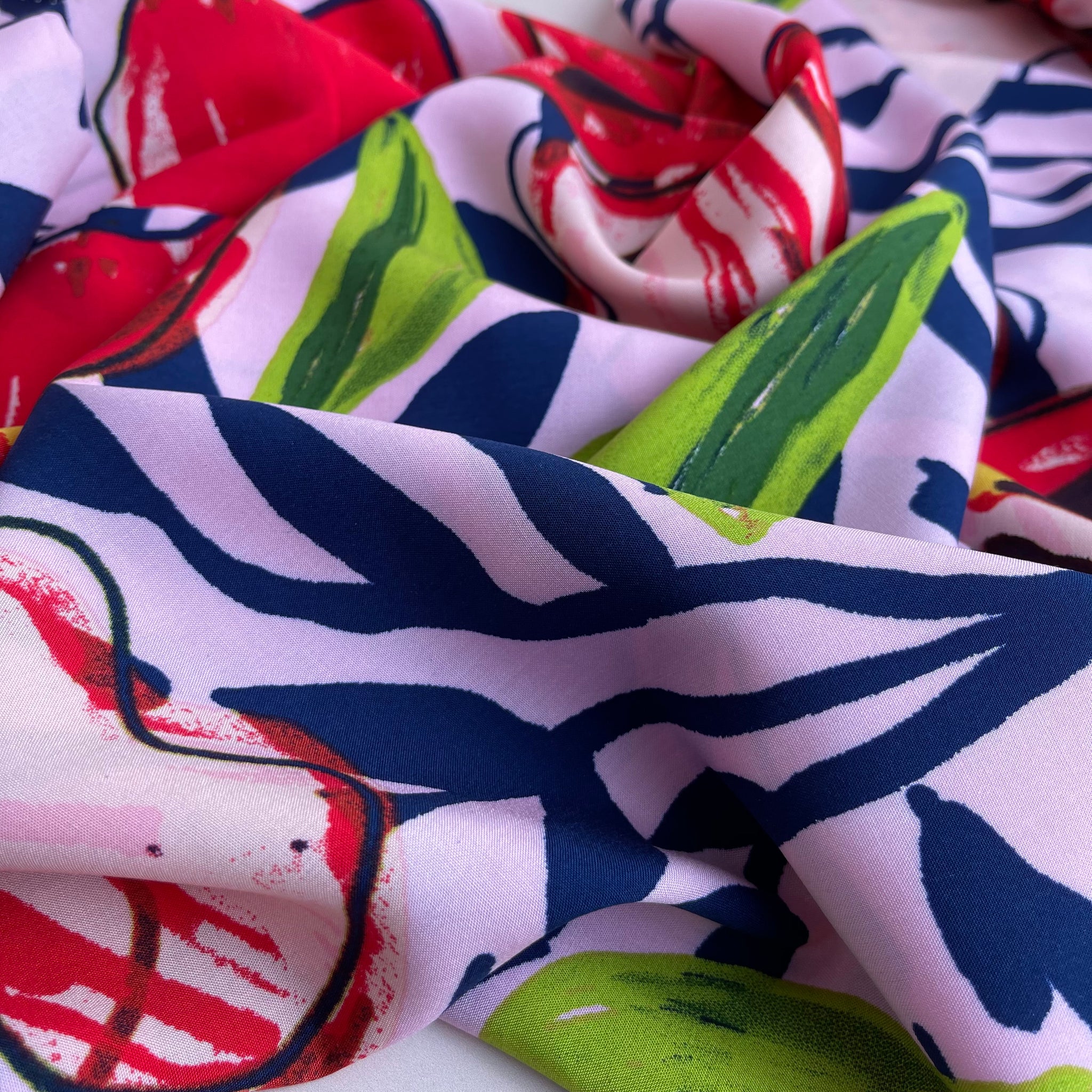 Viola Candy Pink Viscose Poplin Fabric – Lamazi Fabrics