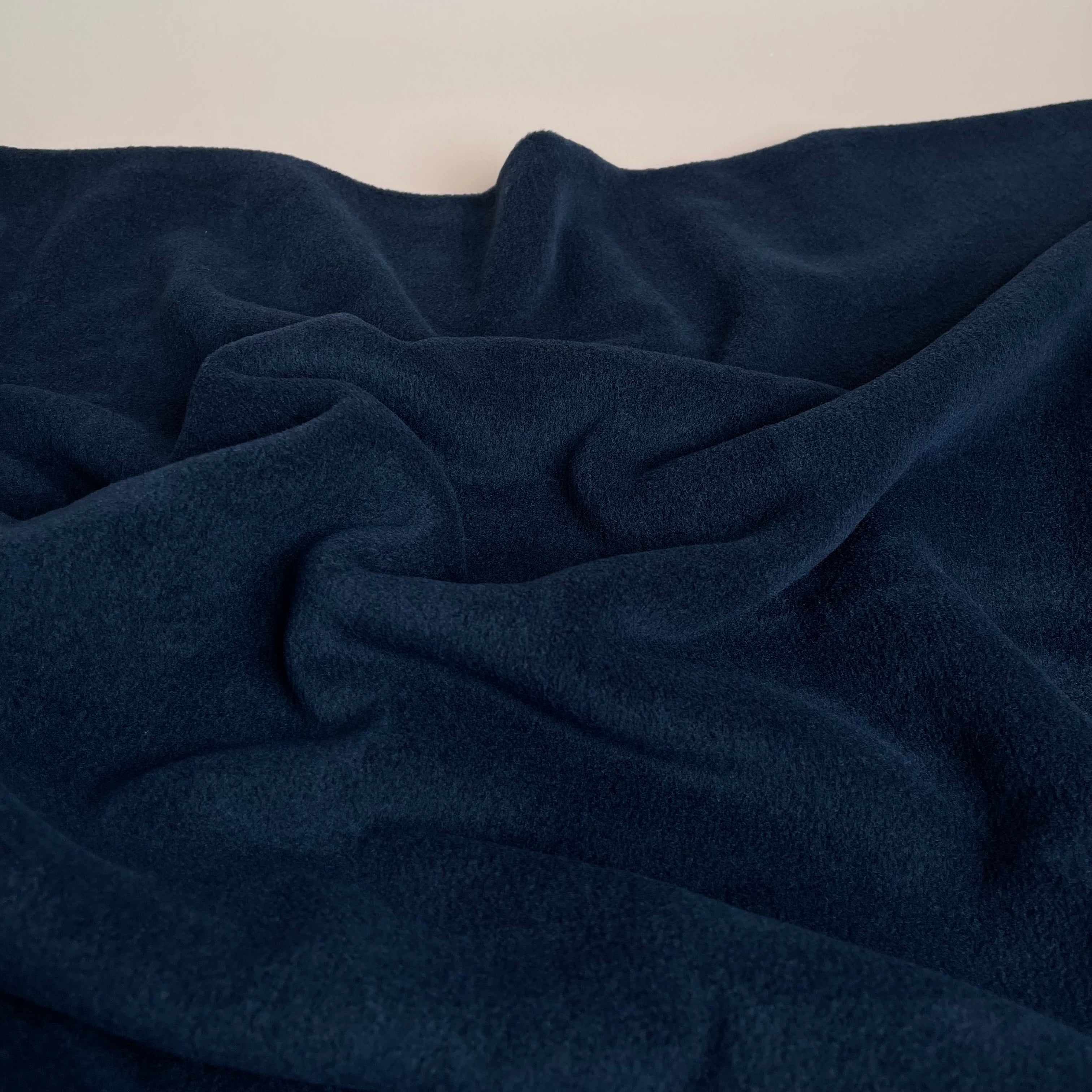 REMNANT 0.47 Metre - Cuddle - Ultra Soft Viscose Fleece in Navy