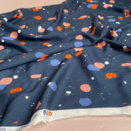 REMNANT 2.47 Metres - Cloud 9 Fabrics - Dabble Rayon / Viscose by Jessica Jones