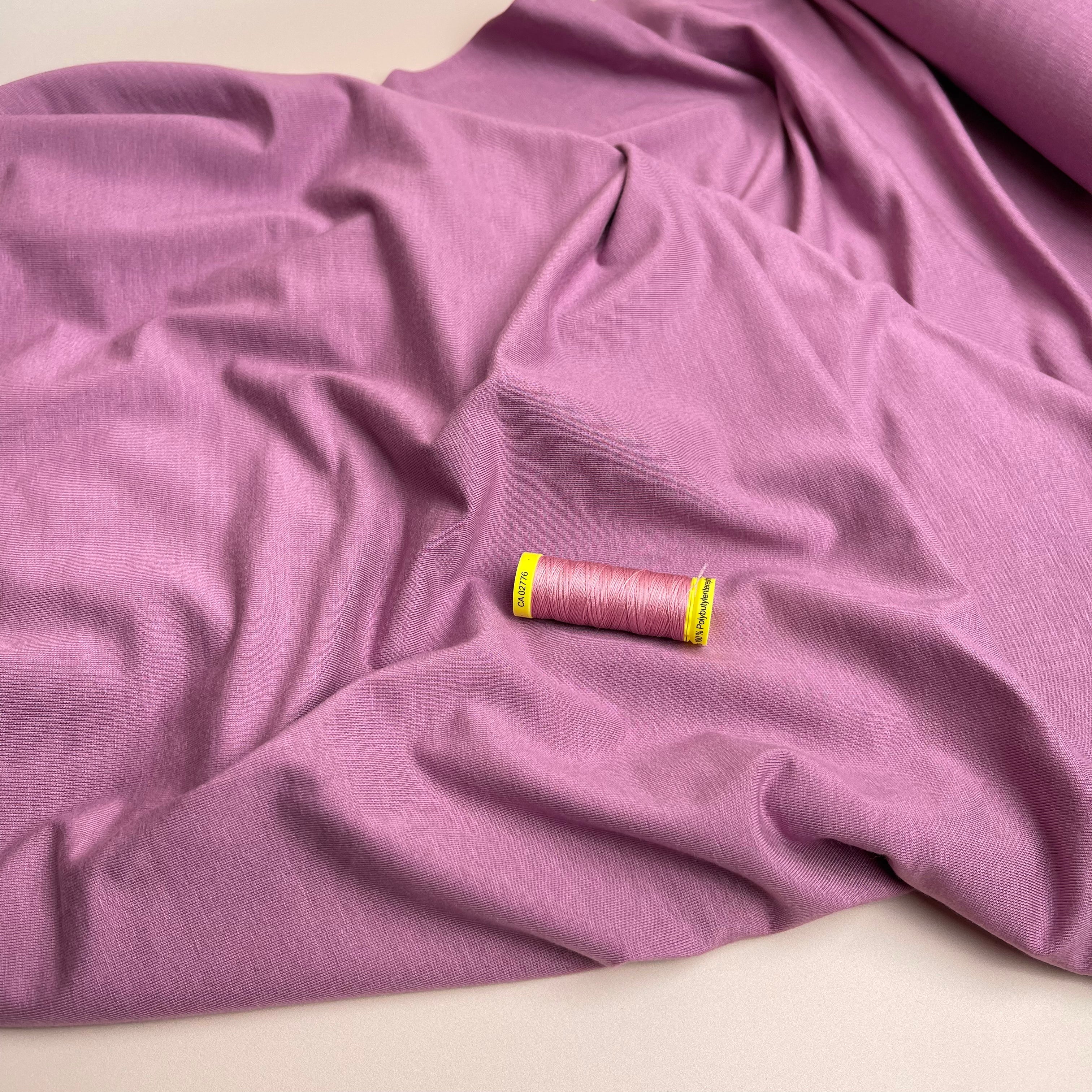 Lush in Lilac Jersey Fabric with TENCEL™ Lyocell Fibres