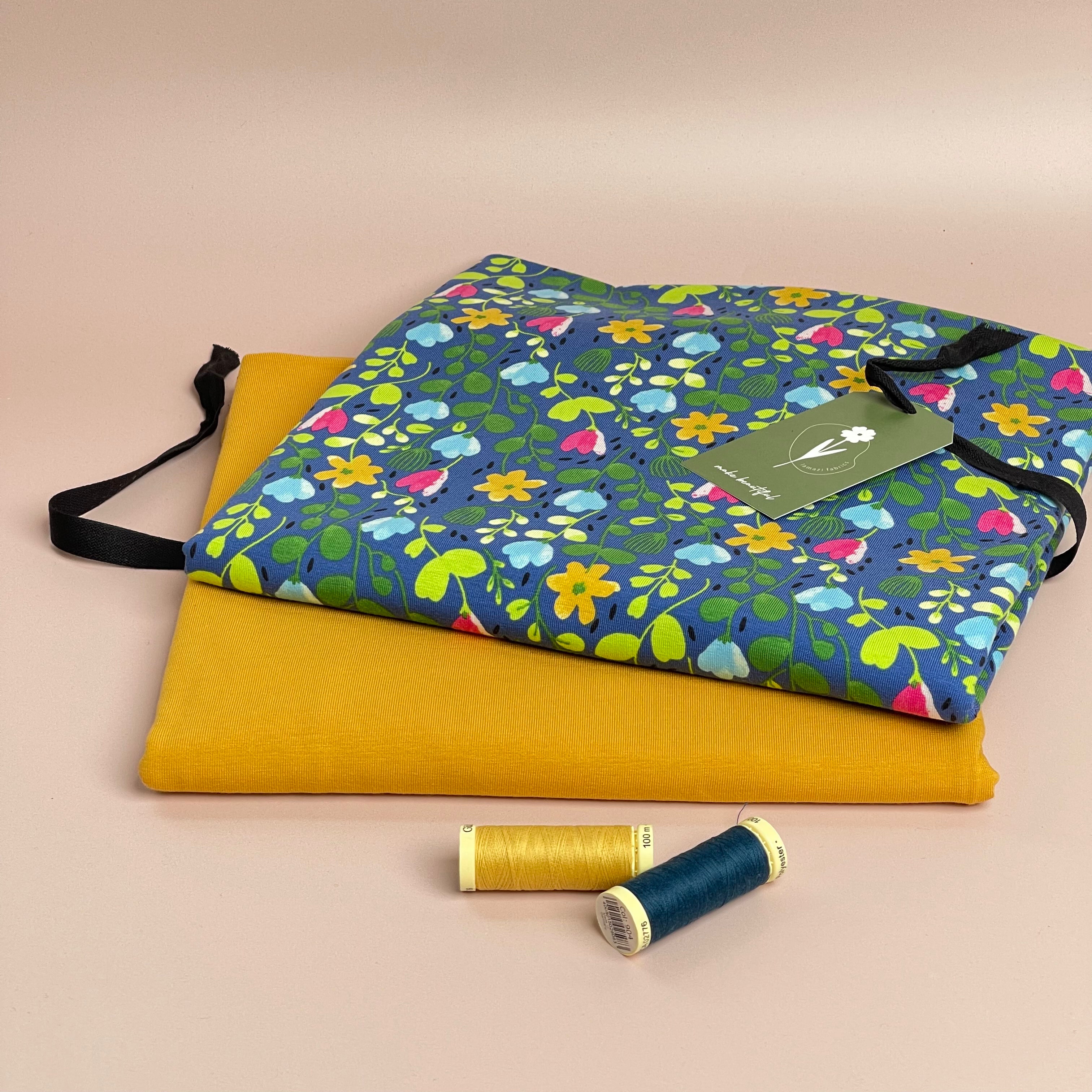 Add Matching Plain Cotton Jersey to your Fabric