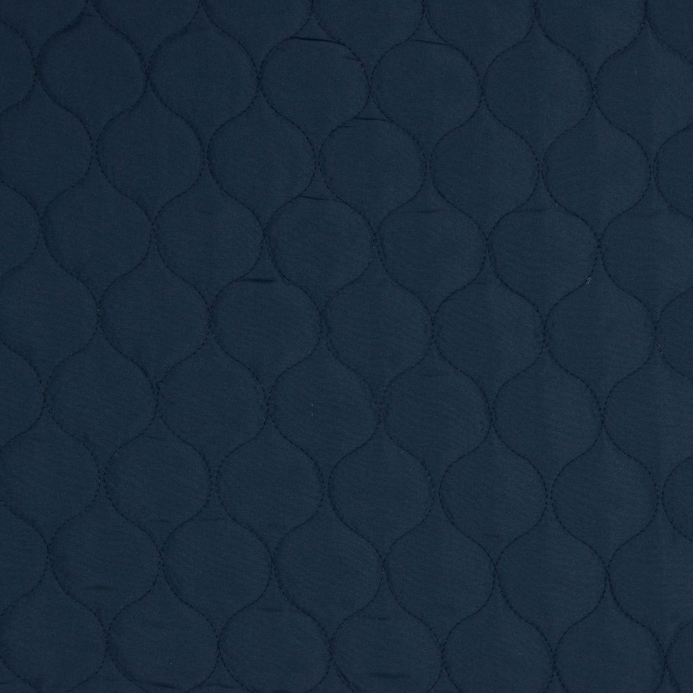 Cosy Quilted Coating Fabric in Navy