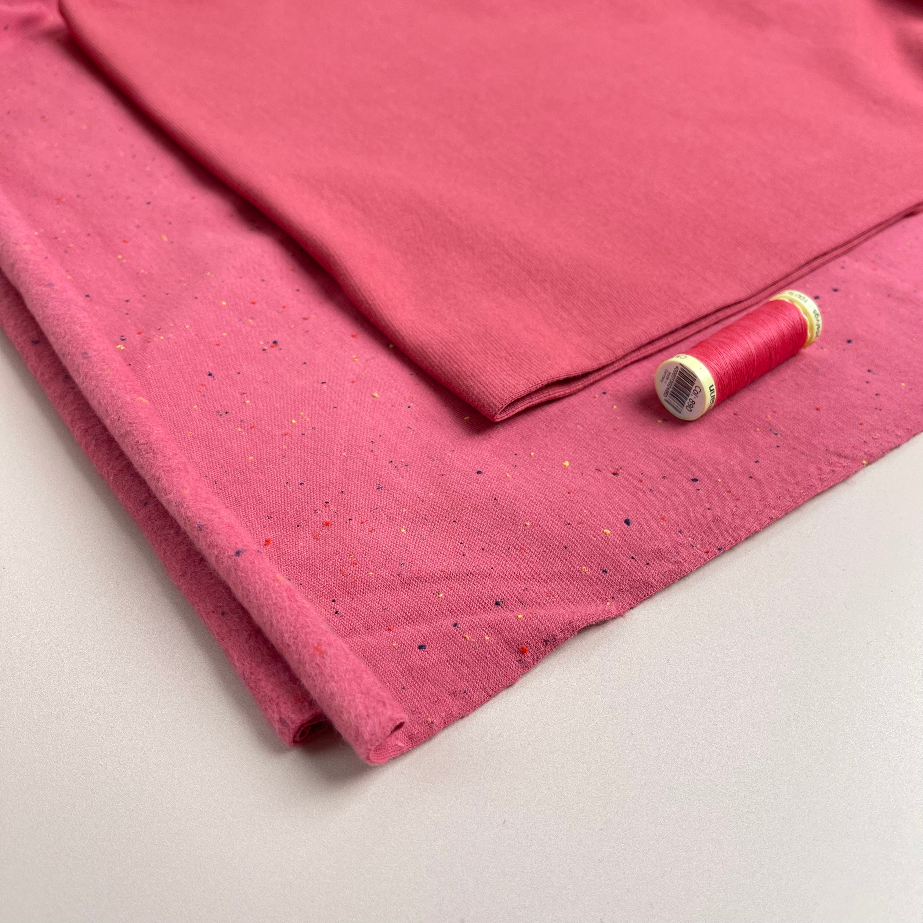 Dark Rose Tubular Cuff Ribbing Fabric