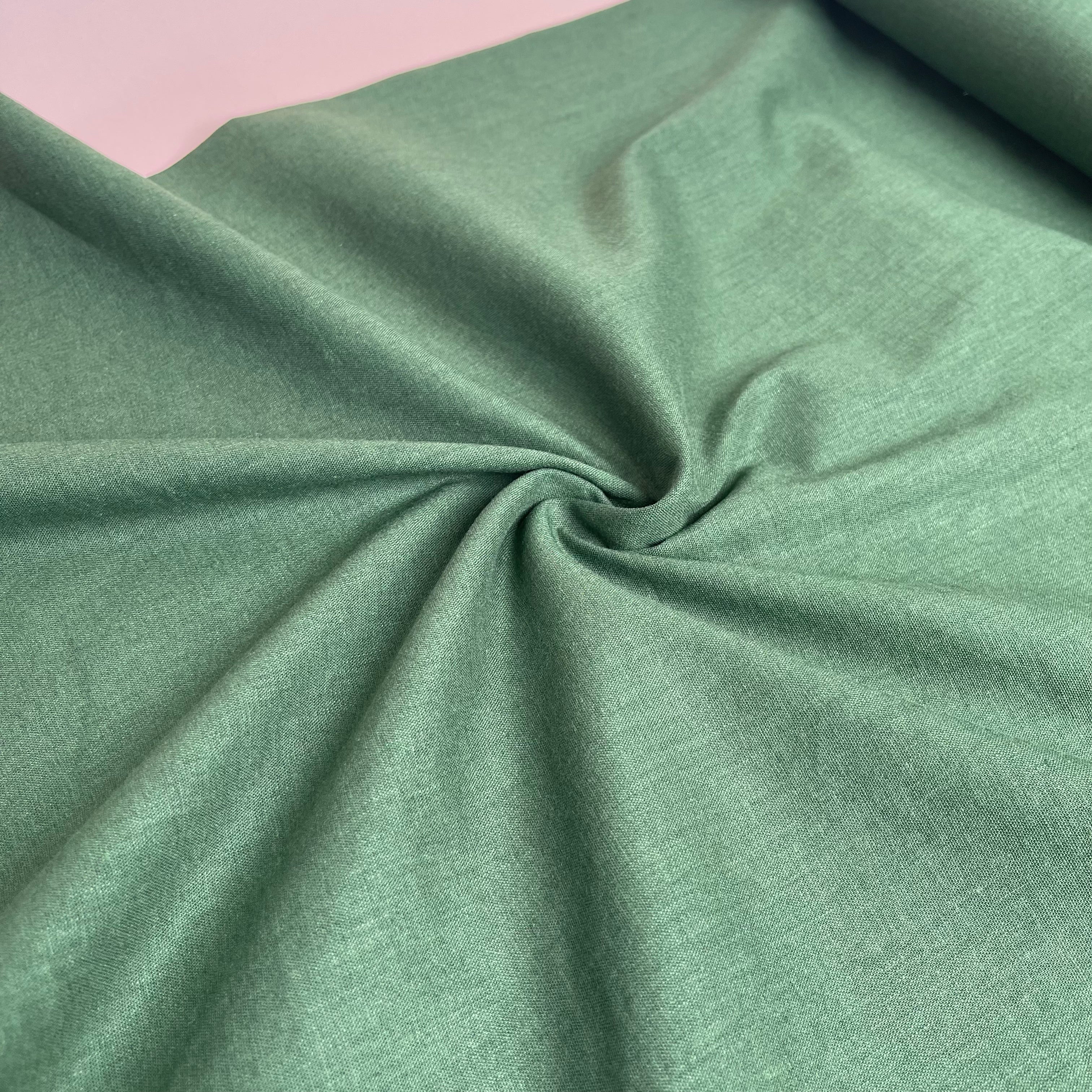 Sorona Linen in Mountain Green - New Eco Linen Blend Fabric