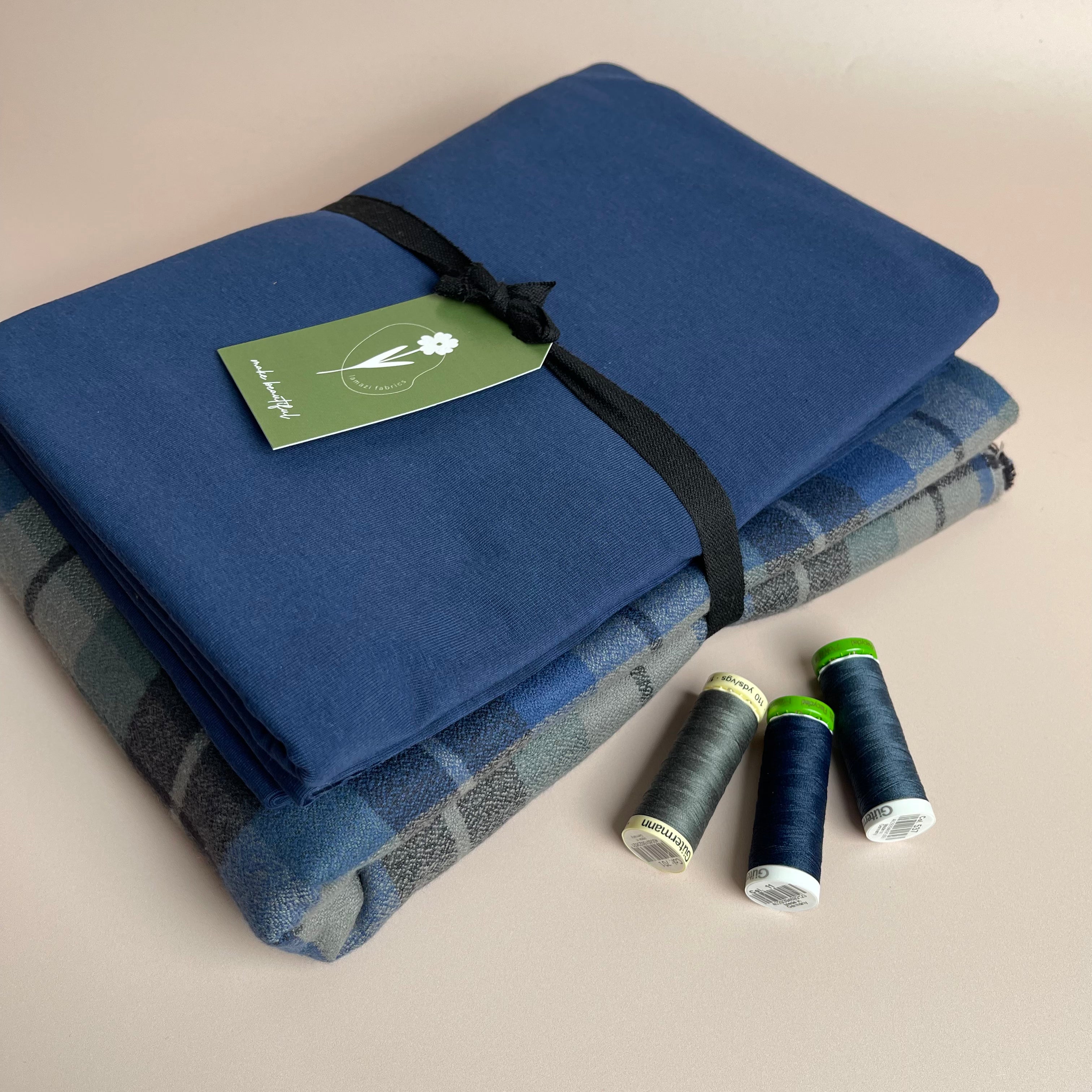 Limited Edition - Luxury Pyjama Kit with Shadow Cotton Flannel